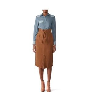 Flexible pricing! free people savannah belted skirt